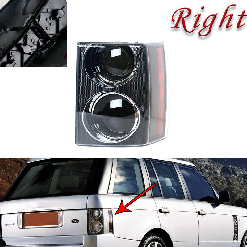 The right black rear taillight is suitable for Range Rover Vogue L322 2002-2009. (1 piece)