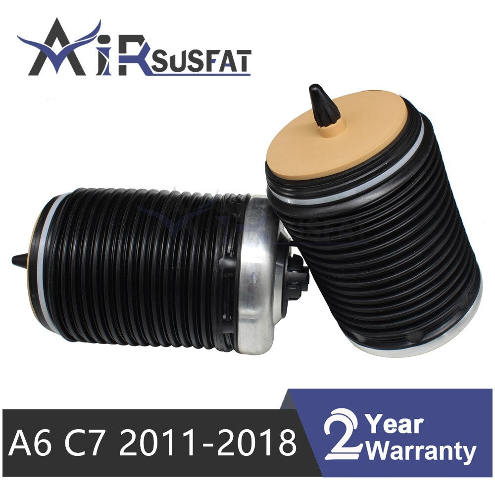 Pair Rear Suspension Air Spring Bags for Audi A6 C7 4G Allroad Quattro 2011-2018