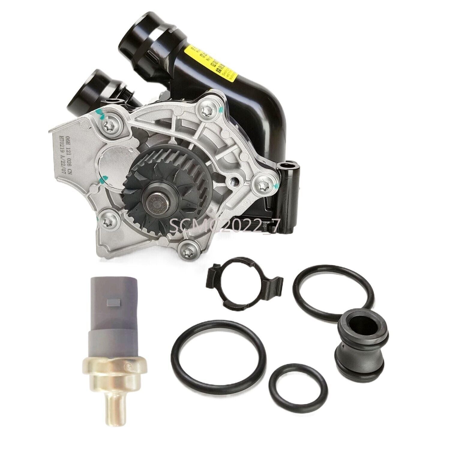 Aluminum EA888 Water Pump Thermostat Assembly for VW for Jetta CC for AUDI A4 A6