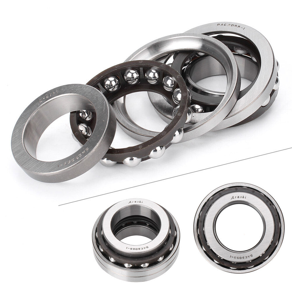 Steering Stem Bearing Seal Kit Fit for Yamaha YZF R1 2007-12 YZF R6 06-12 FZ1 06-10