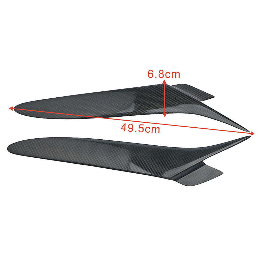 Carbon fiber headlight eyebrow/eyelid trim for Mazda RX8 2004-2008