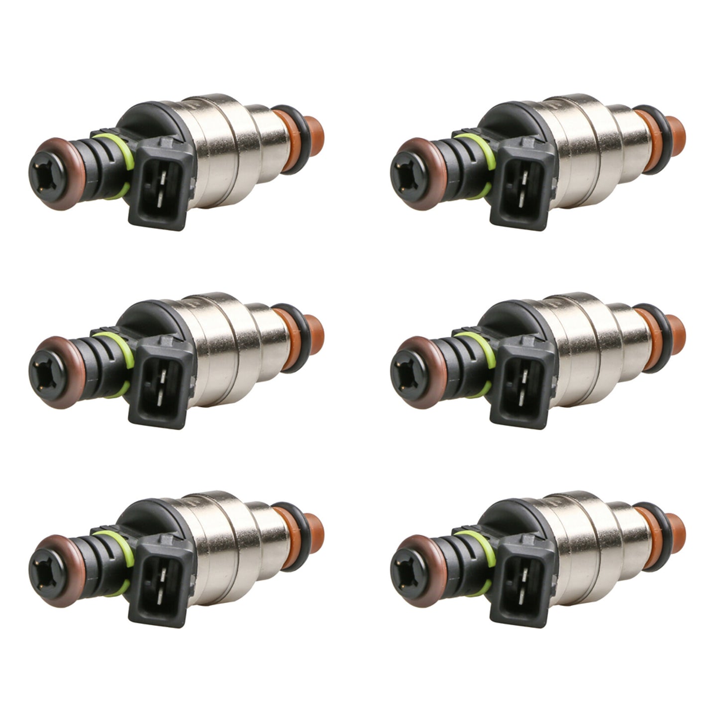 6PCS Flow Matched Fuel injectors for Ford 2.3 2.9 3.0 3.8 4.9 5.0L F47E-A2E