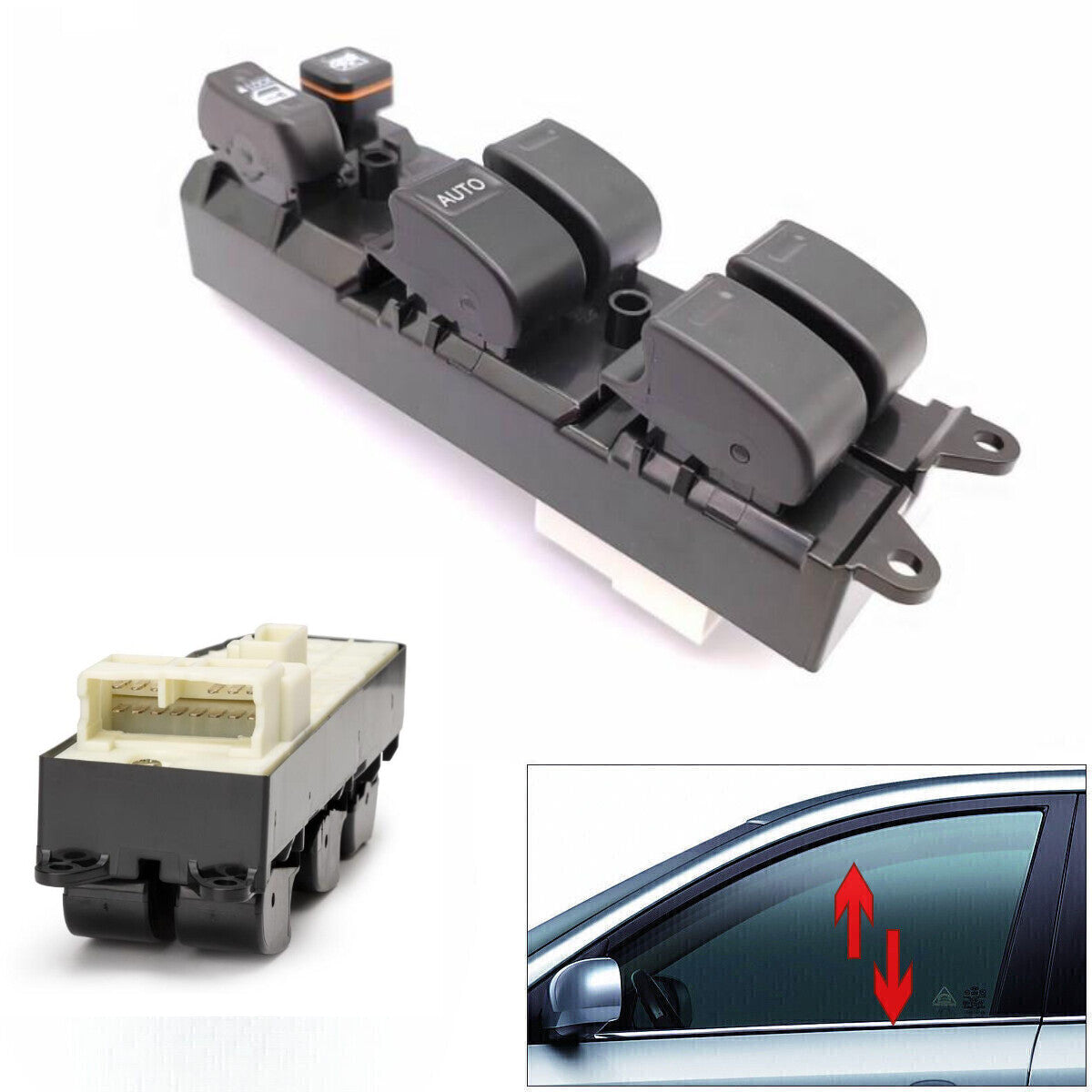 DRIVER SIDE MASTER POWER WINDOW SWITCH NEW for 1998-2001 for Toyota RAV4 84820-12510
