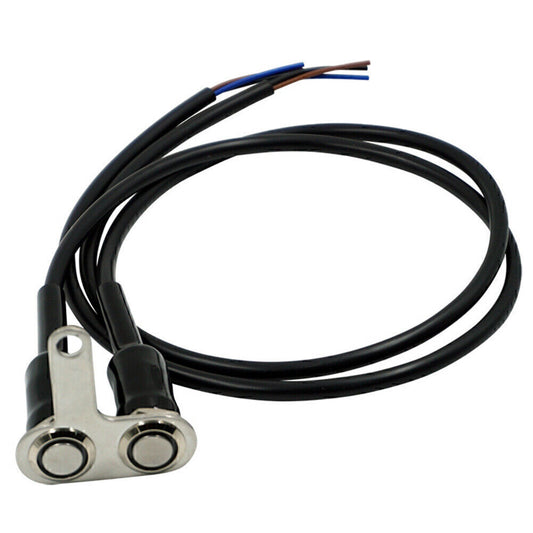 12V LED Motorcycle Handlebar Switch Headlight Fog Light ON-OFF Start Switch Blue