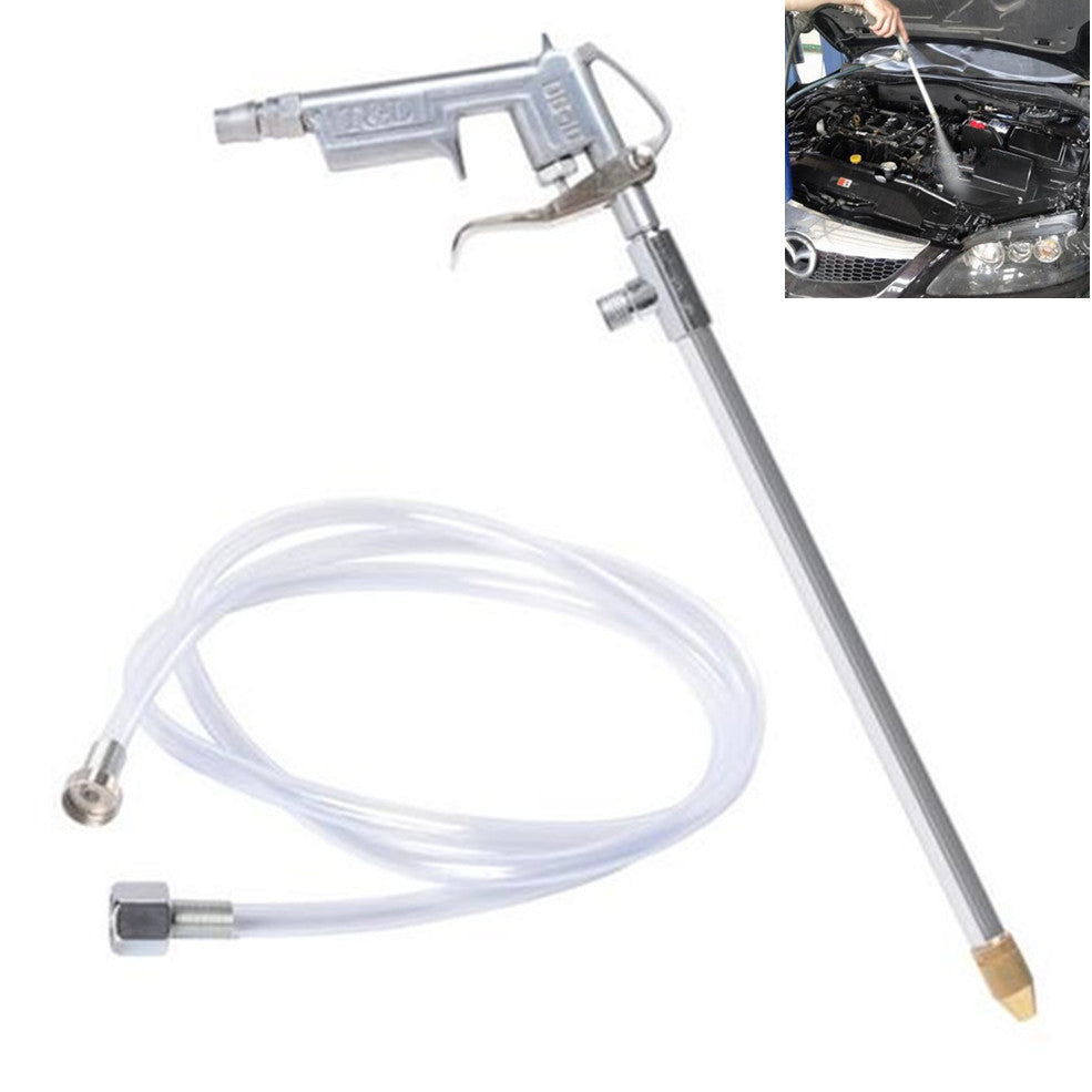 Car Engine Cleaning Pressure Oil Dirt Grease Removing Gun Air Sprayer Hose Tool
