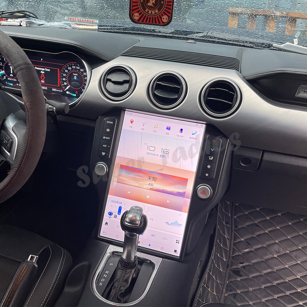 Android11 for Tesla Style for Smart Radio GPS Vertical Screen for Ford for Mustang 2015-2022