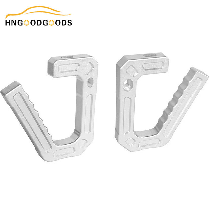 Aluminum front grip handle compatible with for Jeep for Wrangler JK 2007-2018 Silver