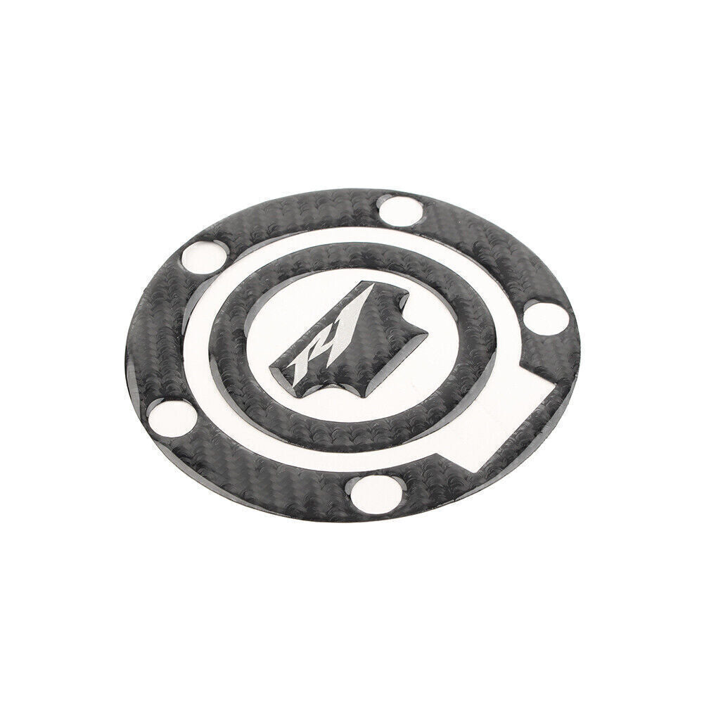 Carbon Fiber Gas Cap Cover Fuel Tank 3D Decal Pad for Yamaha YZF1000 YZF-R1 R1M