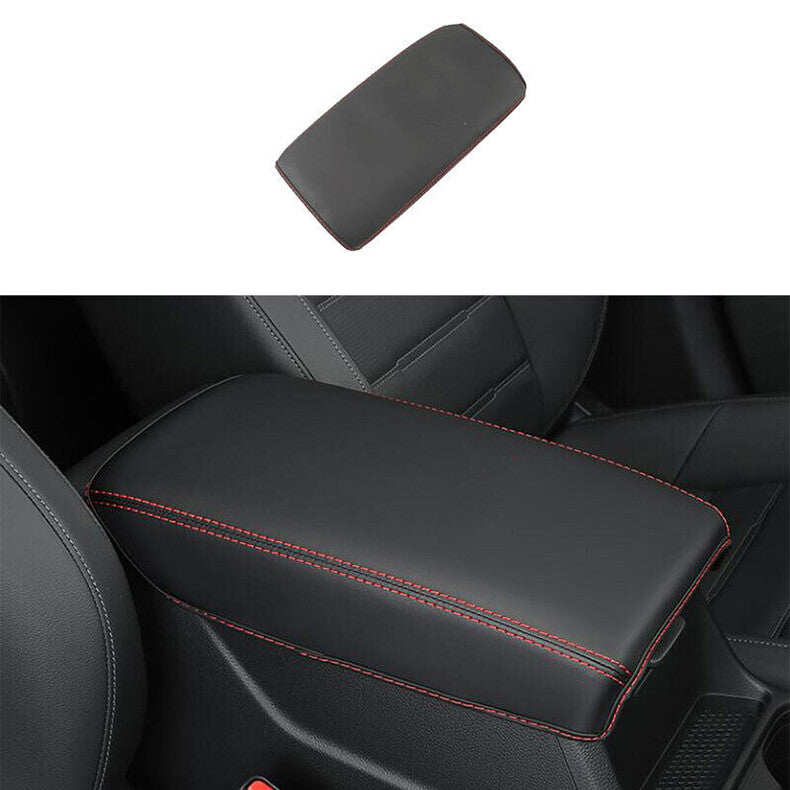 for Honda CR-V 2023-2024 Black Leather Central Console Armrest Box Trim Holster
