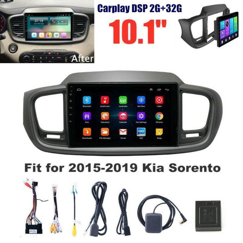 Android 10.1 Player 10.1 Carplay DSP 2+32G GPS Navi Fit For 2015-18 for Kia Sorento