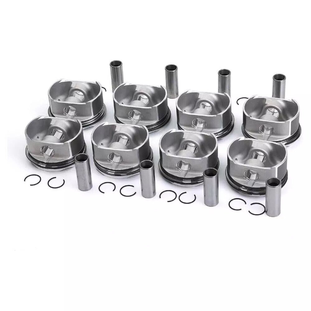 8x Pistons  Rings Set ¦µ93mm for Porsche for Cayenne Turbo S V8 955 9PA M48.50 4.5L