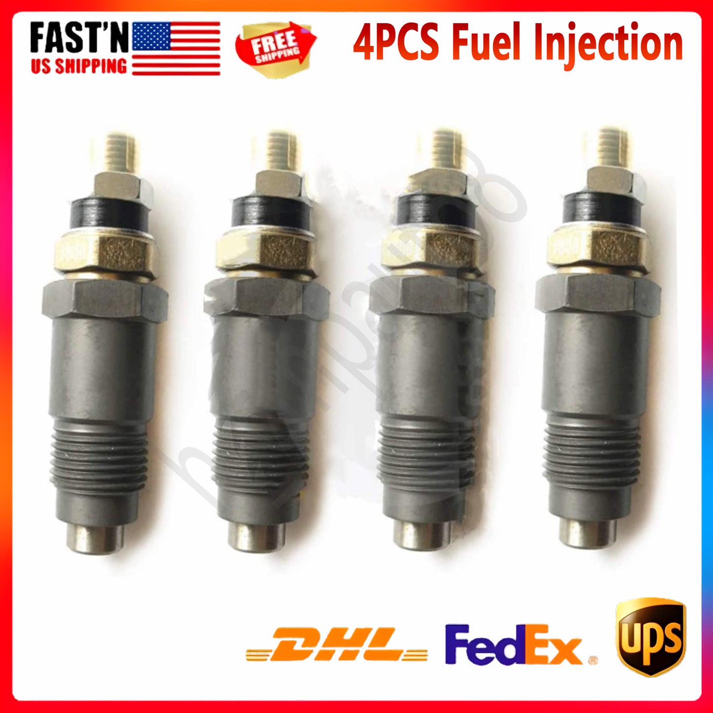 4PCS Fuel Injector Nozzle Assy for Mitsubishi S4S S6S engine Forklift 32C6106000