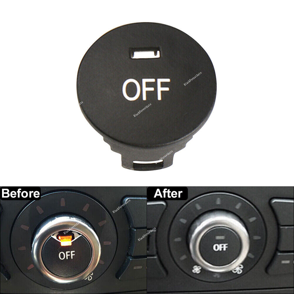 for BMW 5 6 Series M5 M6 E60 E61 E63 E64 Front A/C OFF Speed Switch Button Cap