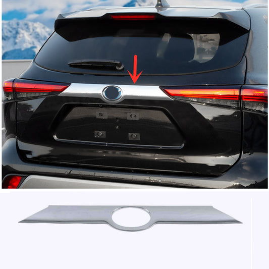 ABS Chrome Rear Trunk Lid Strip Trim Moulding Cover for Toyota Highlander 20-24