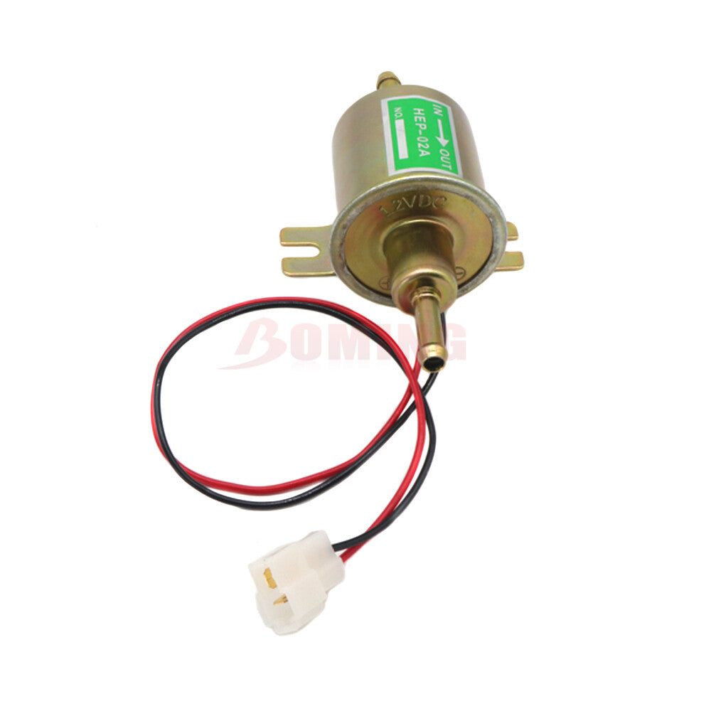 12V Electric Fuel Pump HEP-02A Universal Inline Low Pressure Gas Diesel HEP02A