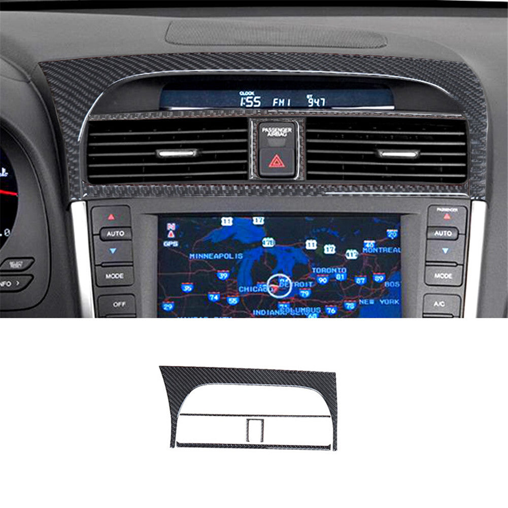 Carbon Fiber Central Air Conditioning Frame Cover Trim for Acura TL 2004-2008