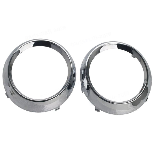 Pair for Toyota for Sienna SE 2011-2017 Fog Light Lamp Bezel Cover Chrome Trim Rings