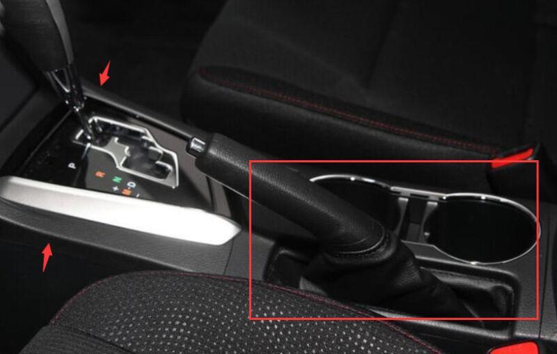Central Console Gear Shift Frame Trim Red ABS 3pcs for Toyota for Corolla 2014-2018