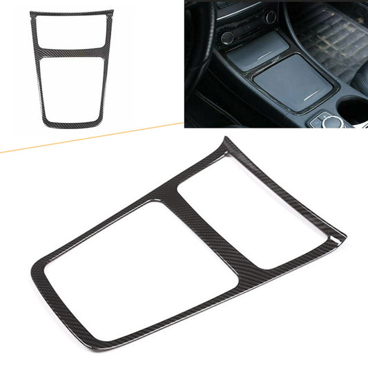 for Benz A/GLA/CLA Class W117 C117 13-17 Carbon Fiber Center Console Panel Trim