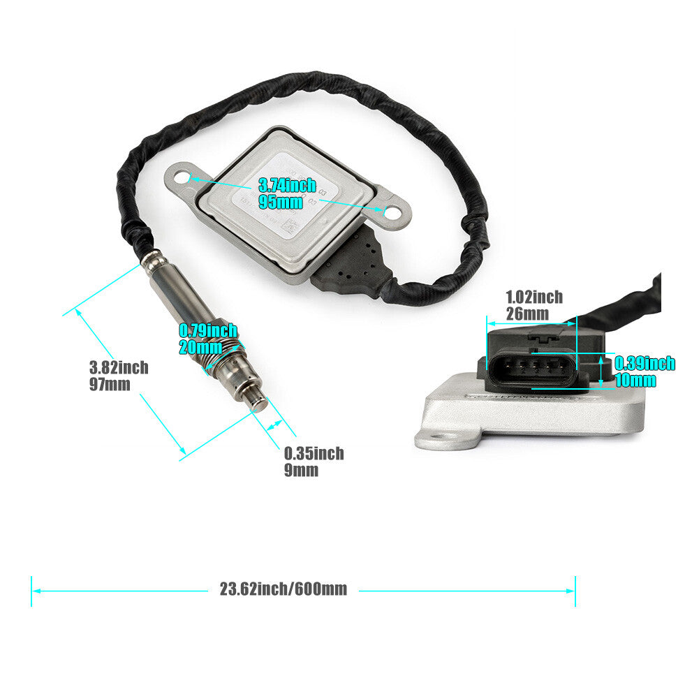 The new oxygen sensor is compatible with for Volvo S40, S60, S80, XC60, XC70, XC90, for Land Rover LR2, and model MHK500910.