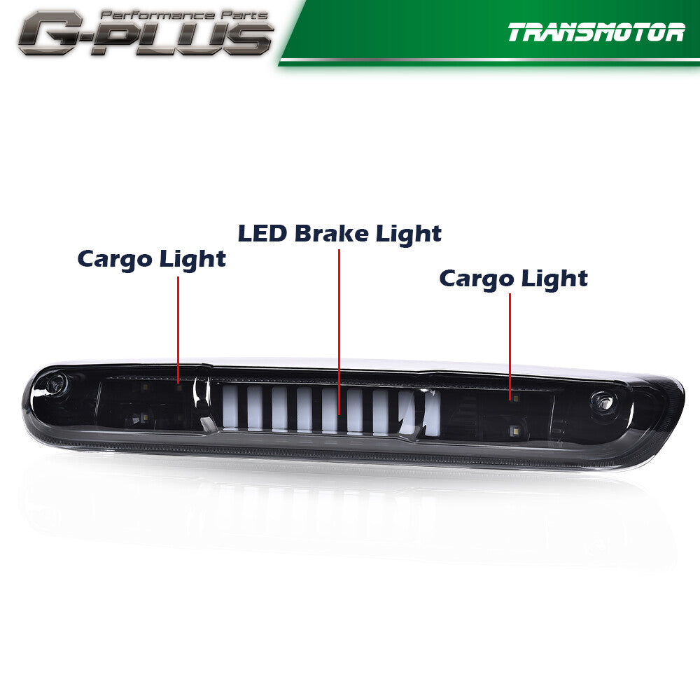 Menxing 07 - 2013 Red/Purple/Red/White for GMC for Sierra 1500 2500 3500 LED Triple Precision Molding