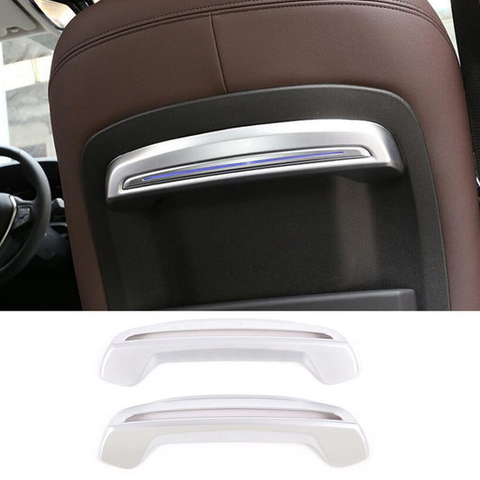 Silver ABS Inner for Seat Back Panel Decorative Cover for BMW 3 Series G20 G28 2020+
