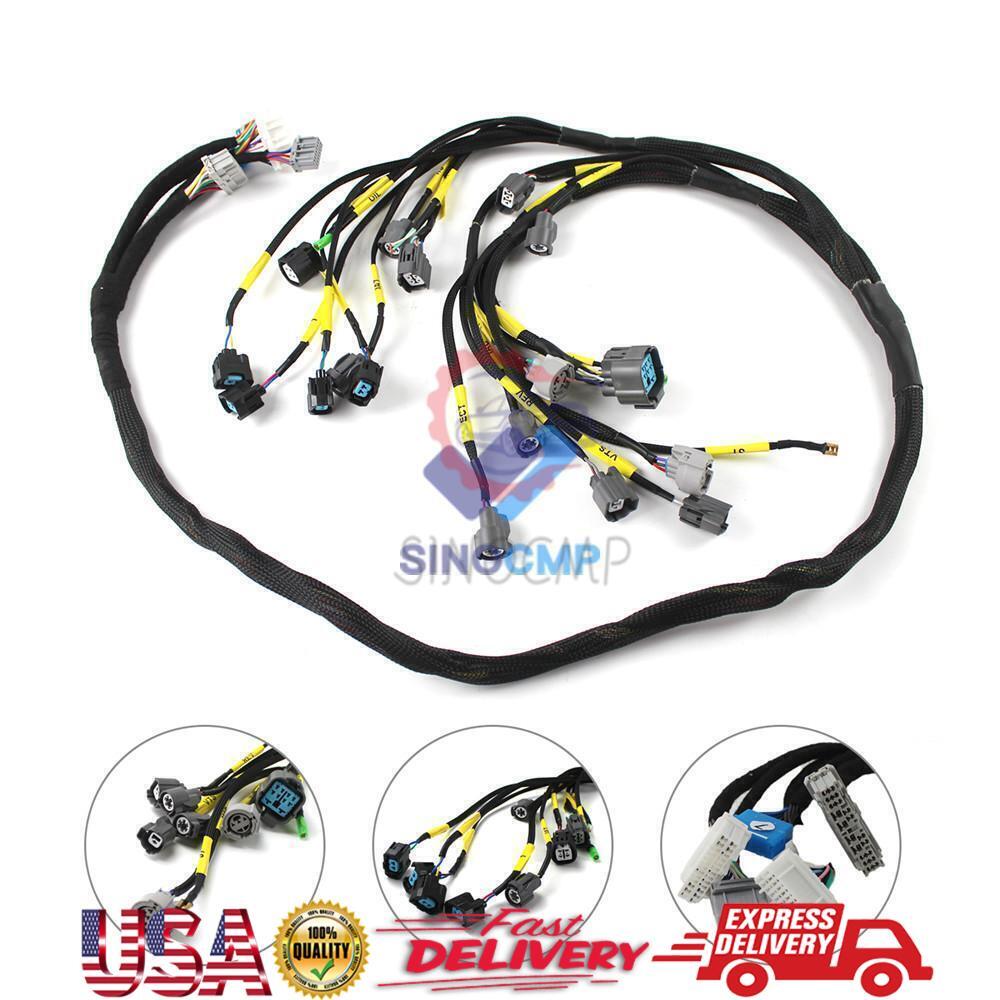 New OBD2 B/D-Series Tucked Budget Engine Harness for Honda for Civic Integra B18 B16