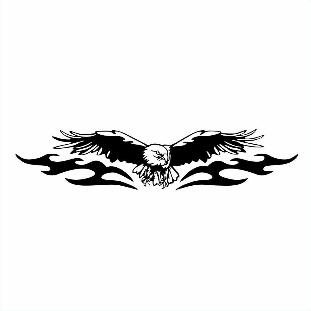 Car bonnet door sticker body animal vinyl sticker black universal