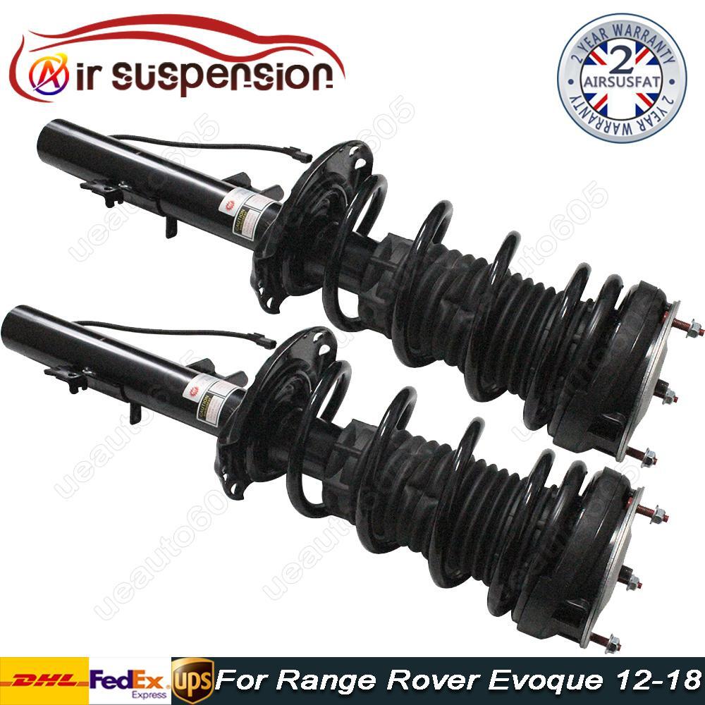 2x Rear Left Right Shock Strut Assembly w/Magnetic for Range Rover Evoque L538
