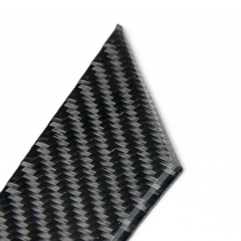 2Pcs Carbon Fiber Gear Shift Side Cover Trim for BMW 6 Series F12 F13 2011-2018