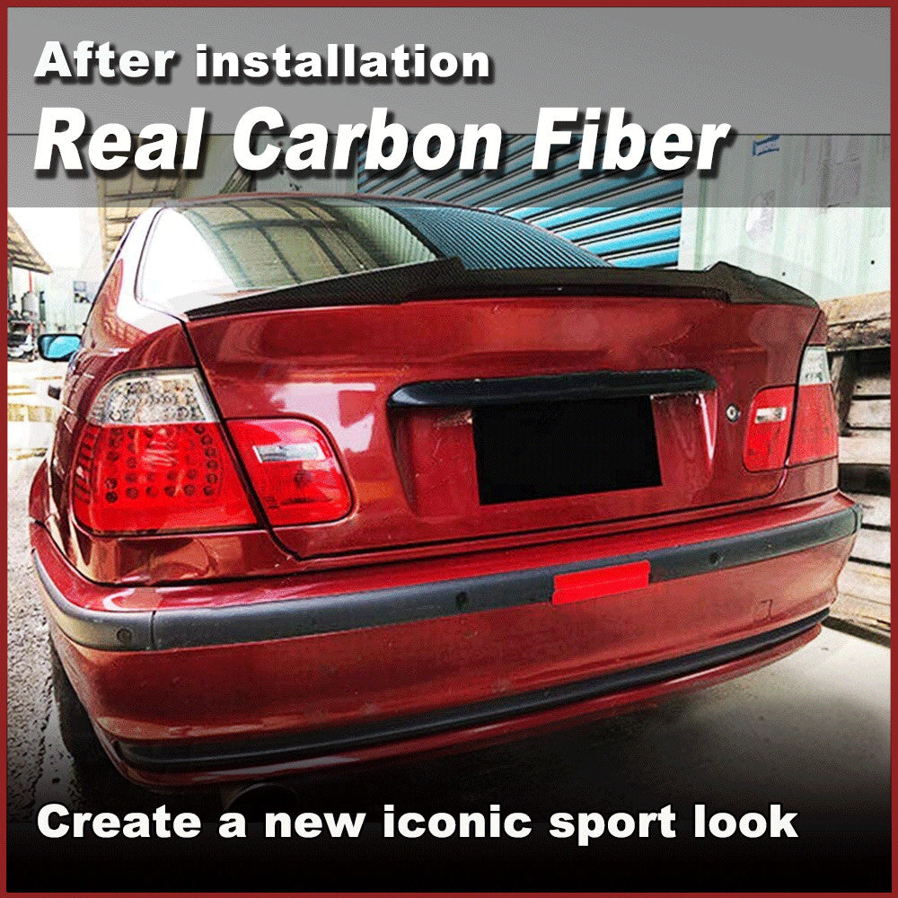 Fit for BMW E46 325i 328i 330i Coupe 1999-06 REAL Carbon Rear Boot Spoiler Wing