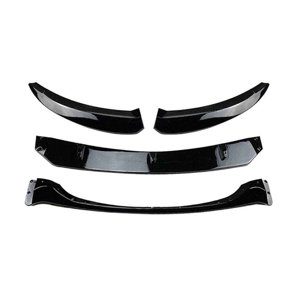 Glossy Black Bumper Lip Chin Spoiler Splitter for BMW 1 Series E82 E88 2007-2010