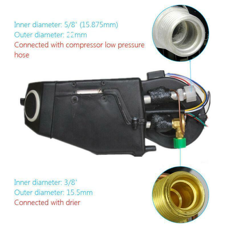 Underdash Evaporator Compressor Air Conditioner 3 Speed Universal 12V A/C AC KIT
