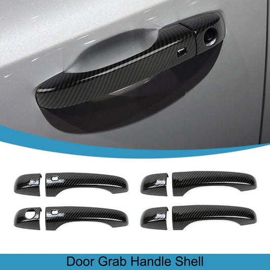8PCS Exterior Door Grab Handle Shell Cover Trim for Chrysler 300/300C 2011-2023