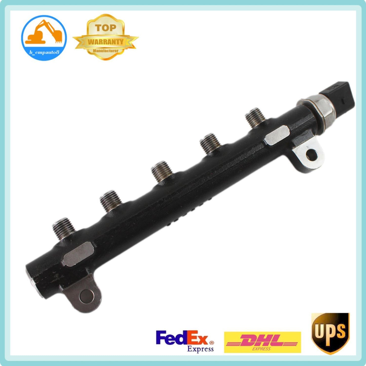 28240435 Fuel Common Rail Diesel for Delphi Doosan Bobcat 7030409-D24 Engines