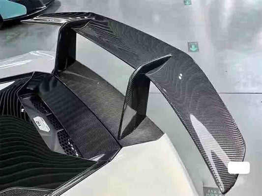 Carbon fiber rear trunk boiler wing suitable for Lamborghini for Huracan LP580 LP610