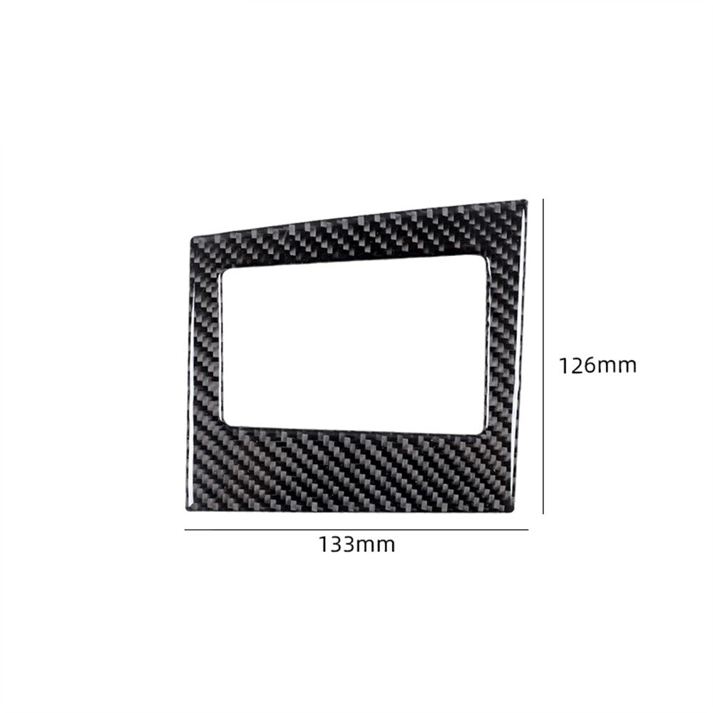 Carbon Fiber Steering Wheel Left Air Vent Outlet Cover Fit for Jaguar XF 2009-11