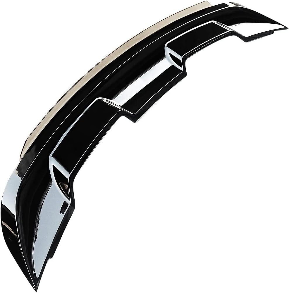 For 2015-2023 for Ford for Mustang GT500 Style Spoiler W/ Smoke Gurney Flap Wicker Bill