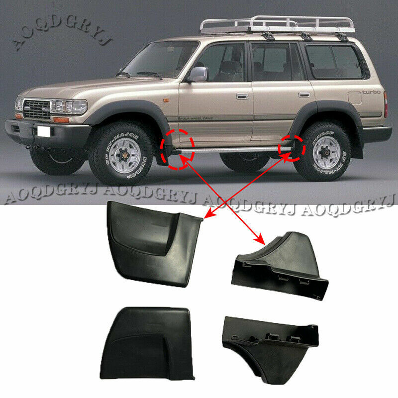 for Toyota for Land Cruiser LC80 91-97 Nerf Bars Running Boards Ends Protection Cap