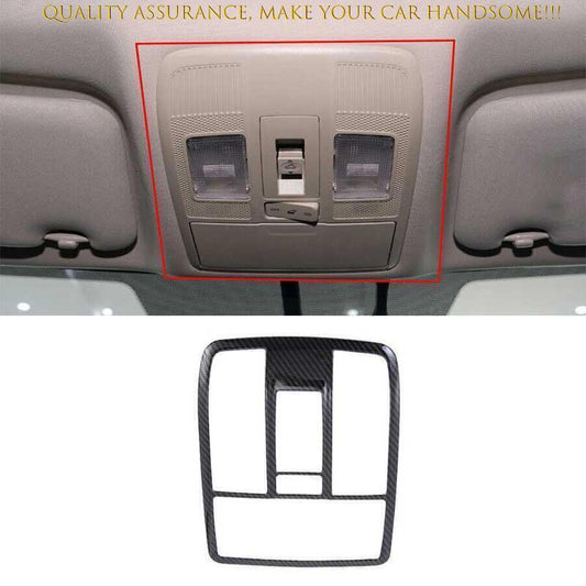 for Mazda CX-5 2017-24 Carbon Fiber Roof Front Reading Light Frame Cover Trim 1X