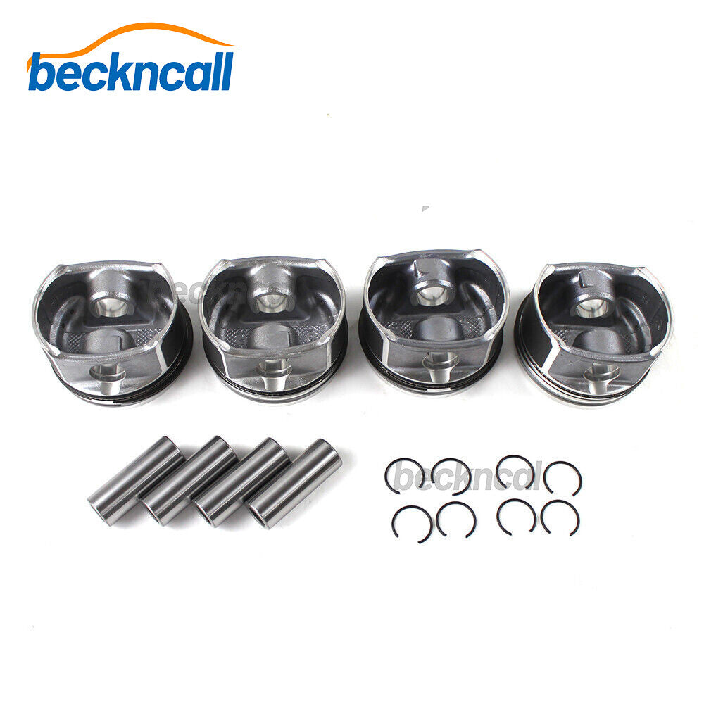 4X Pistons  Rings Set ¦µ82mm for MercedesBenz C-Class SLK-Class CLK 200K 1.8T