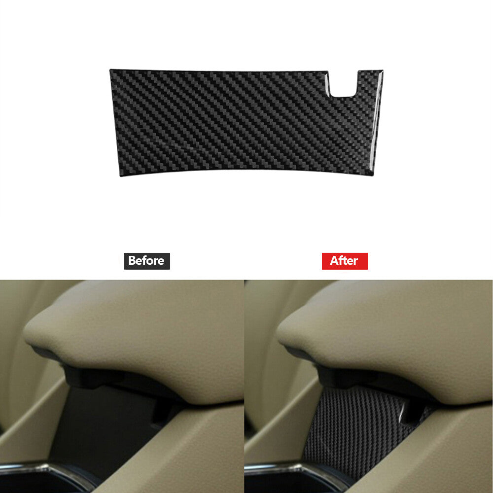 Carbon Fiber Armrest Lower Part Decorative Trim Cover for Honda Accord 2013-2017