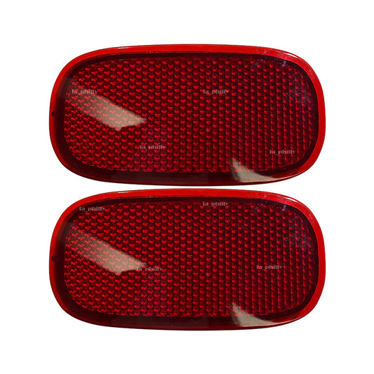 2Pcs Red Rear Tail Bumper Reflector Lamp Light LH=RH For 1994-2005 for Toyota Rav4