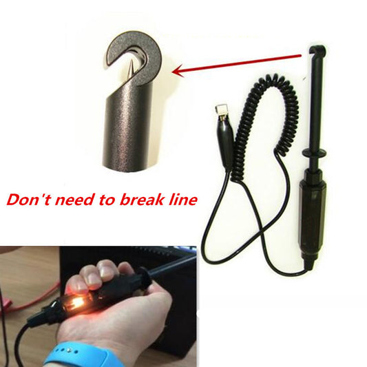 DC 6V-24V Portable Car Truck Engine Circuit Tester Test Pencil Light Hook Probe