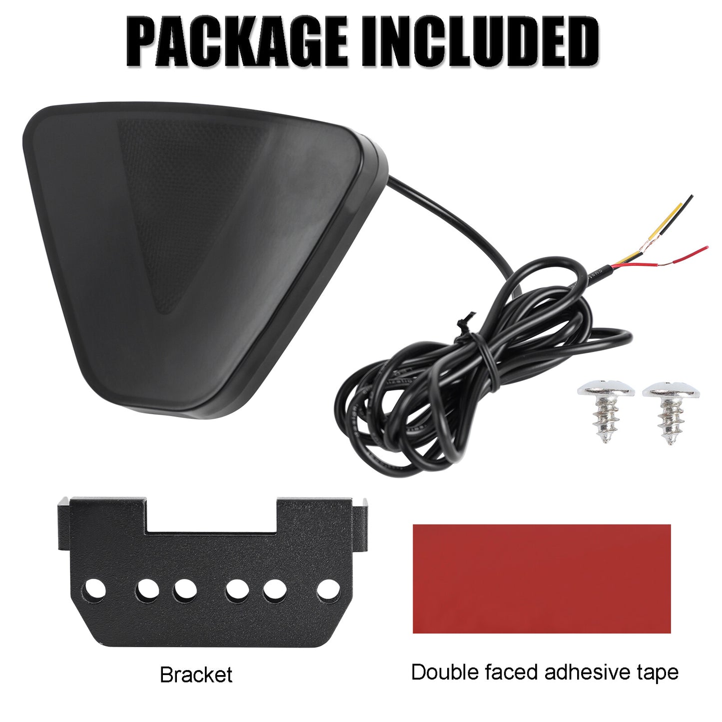 F1 Style Car Motorcycle LED Rear Stop Tail Light DRL Brake Flash Strobe Fog Lamp