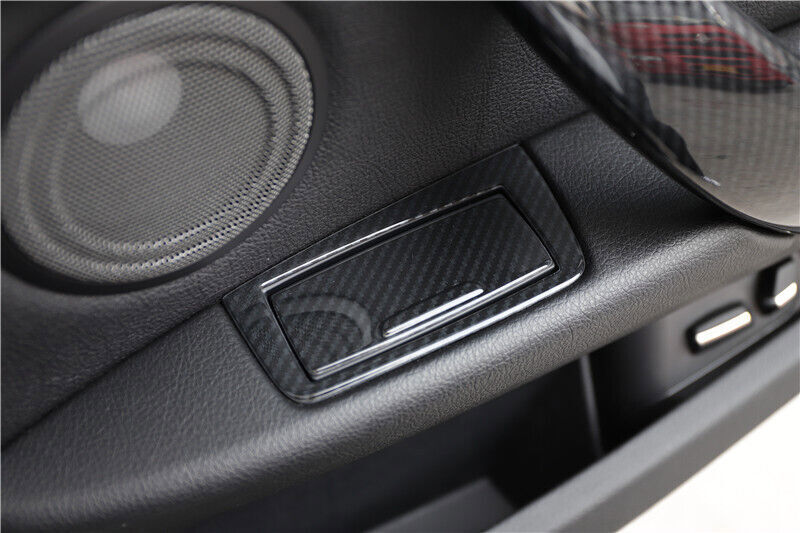 for BMW 3 Series 2014-2018 Carbon Fiber Inner Door Window Lift Switch Cover Trim