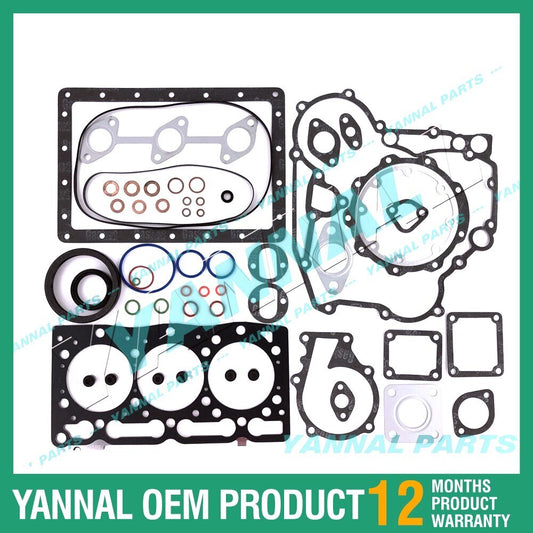 D1105 Complete Engine Gasket Kit for Kubota RTV1100, RTV1100CW9, and RTV1140CPX Engines
