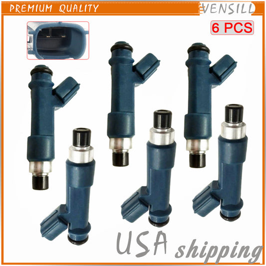 6Pcs Fuel Injectors 23250-0P030 for Toyota Tacoma 4Runner FJ Tundra 4.0L 06-09
