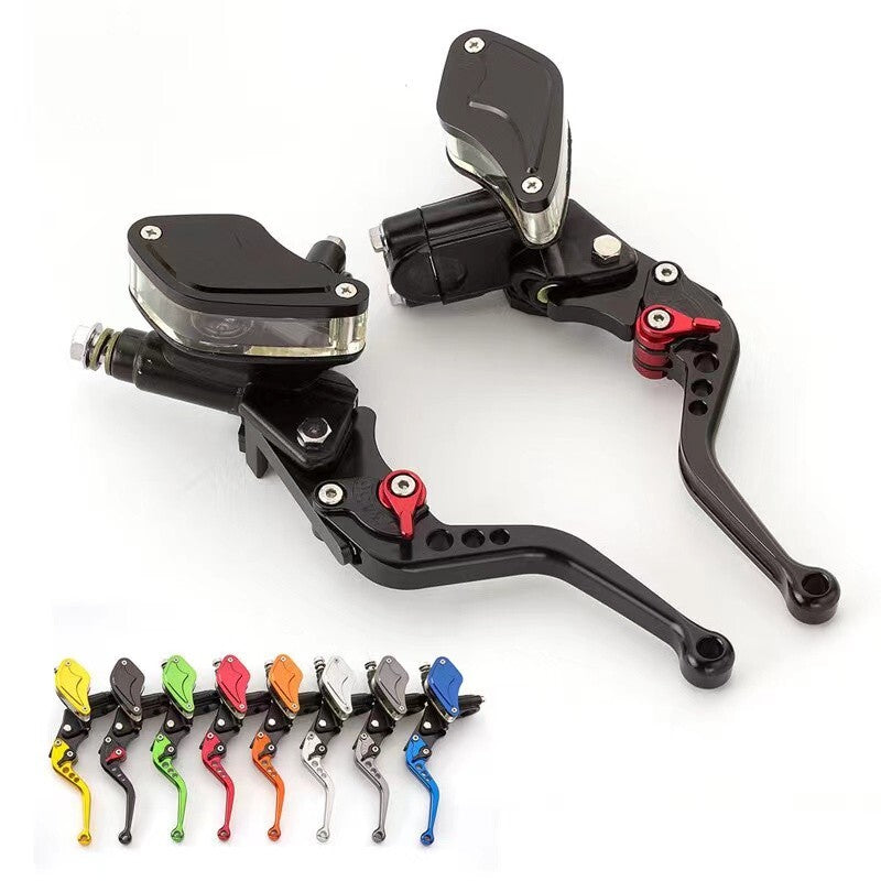 generic 7/8 Universal Motorcycle Brake Clutch Master Cylinder Reservoir Levers