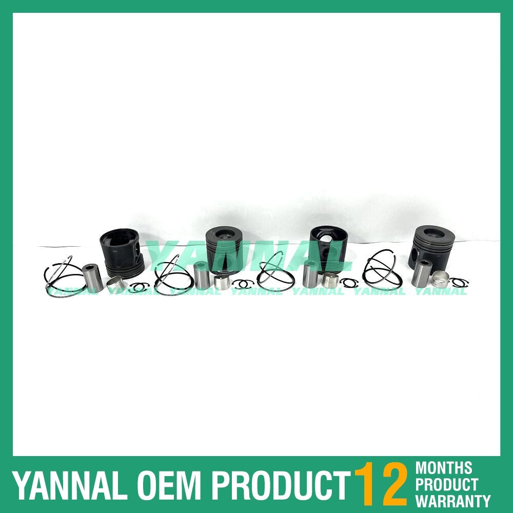 Piston kit with rings STD for Caterpillar 3054c engine
